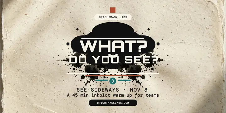 See Sideways inkblot workshop post: workshop x post template
