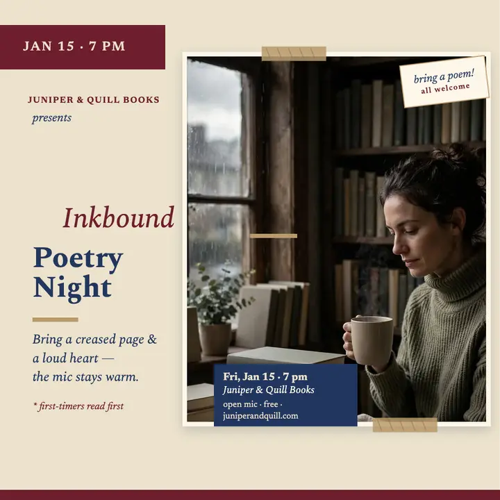 Inkbound poetry night post template