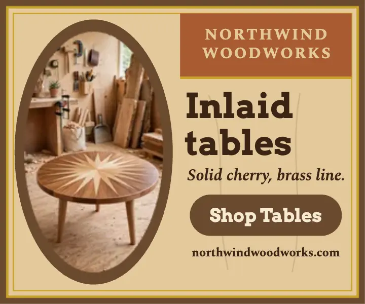 Northwind inlaid table shop ad template