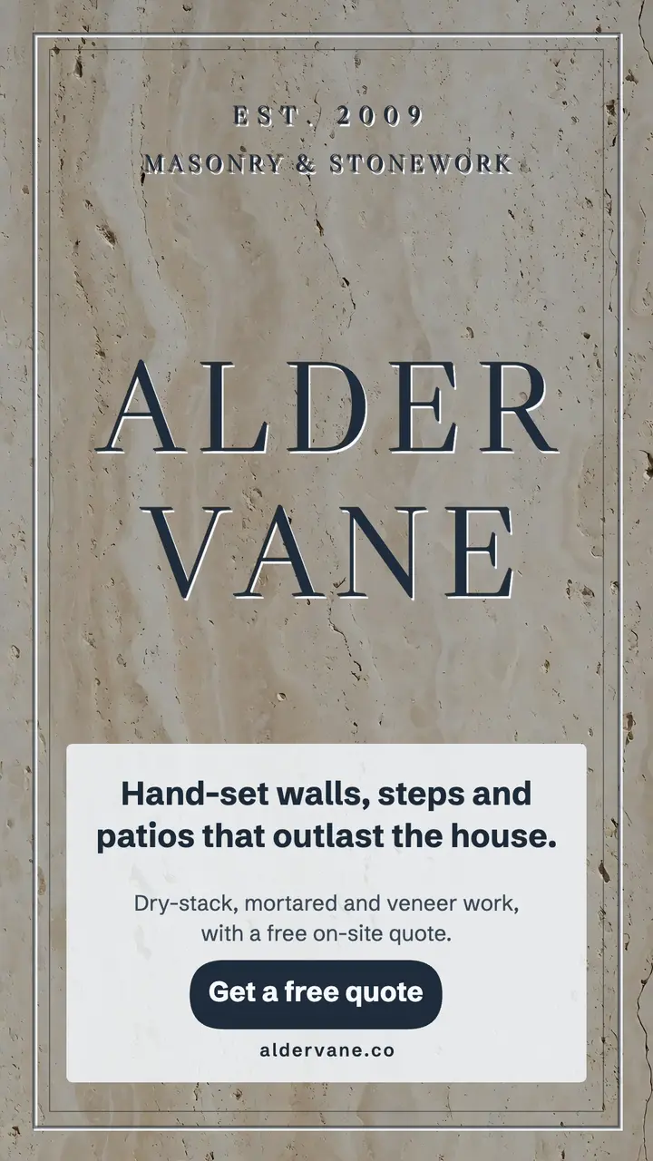 Aldervane Masonry carved stone story template