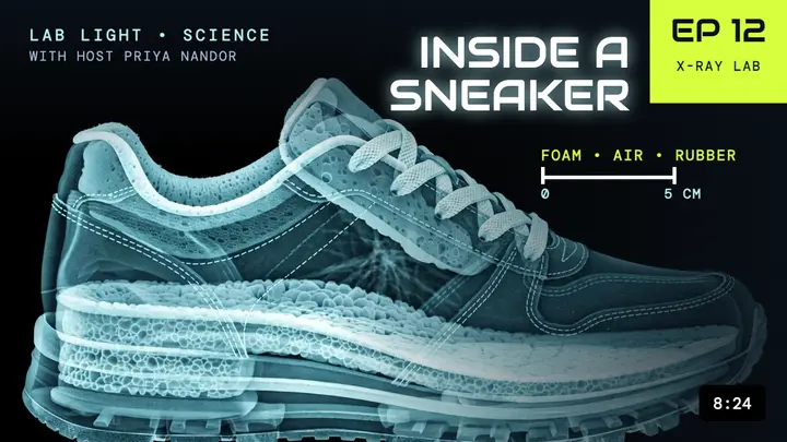 Inside the sneaker x-ray thumbnail template