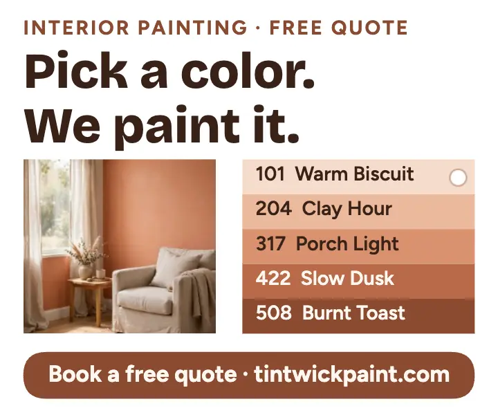 Tintwick Painting interior painting ad template
