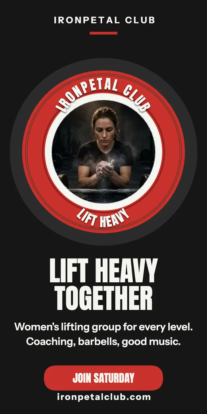 Ironpetal Club lifting group ad template