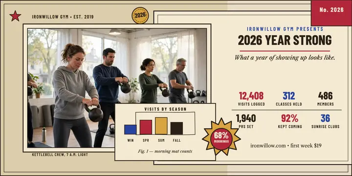 Ironwillow Gym year strong review template