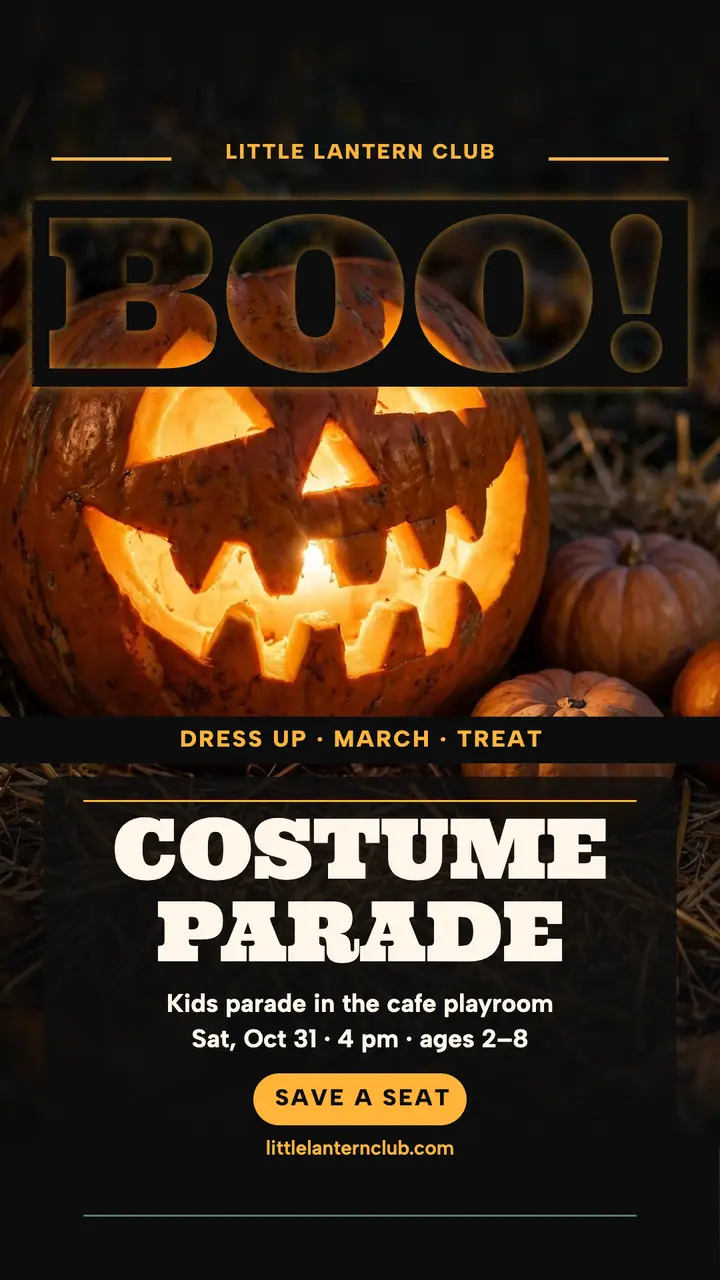 Little Lantern Club costume parade story template