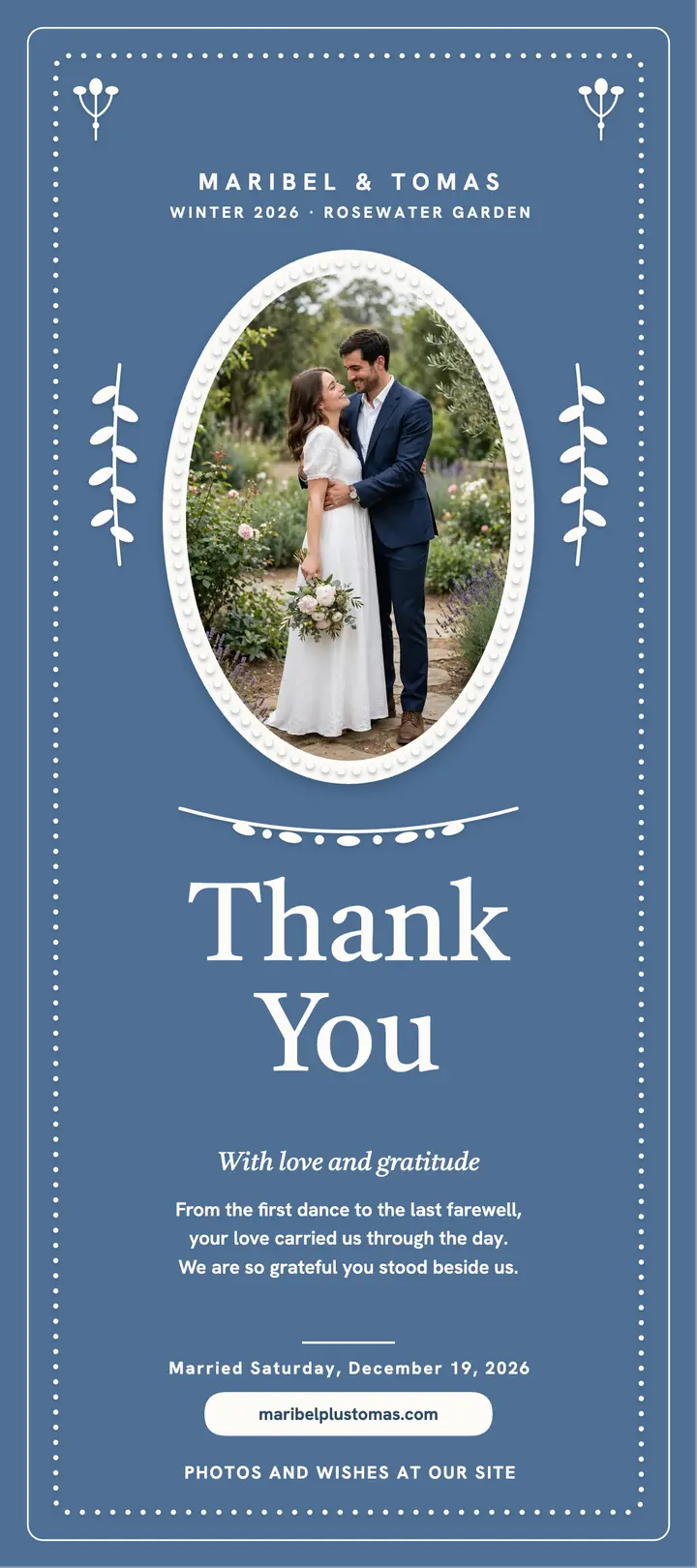 Maribel and Tomas jasper thank you template