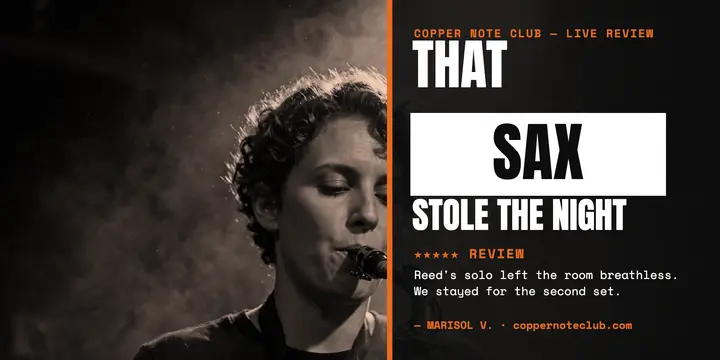 Copper Note Club 5-star sax review template