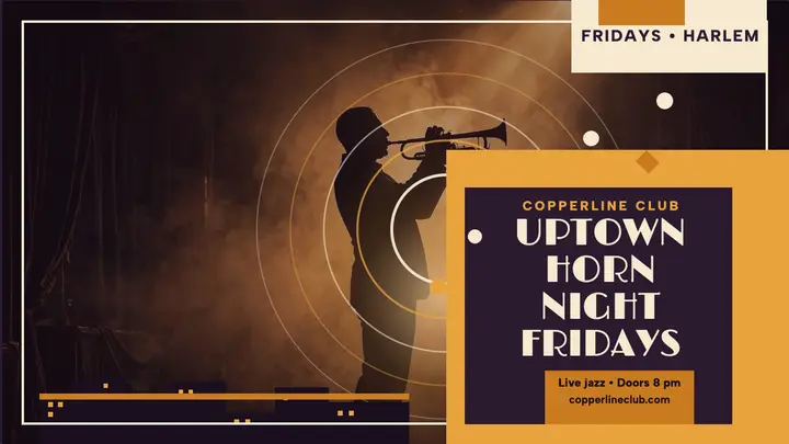 Copperline Uptown Horn Night thumbnail template