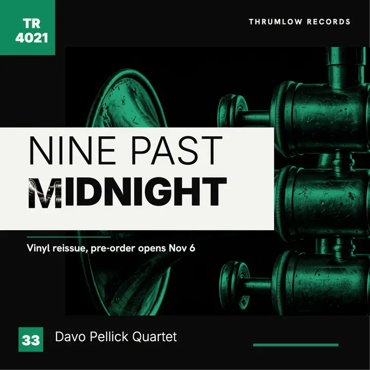 Jazz vinyl reissue pre-order, hard-bop sleeve template