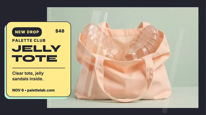 PALETTE Club Jelly Tote gloss drop thumbnail template