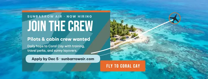Sunbarrow Air crew hiring cover template