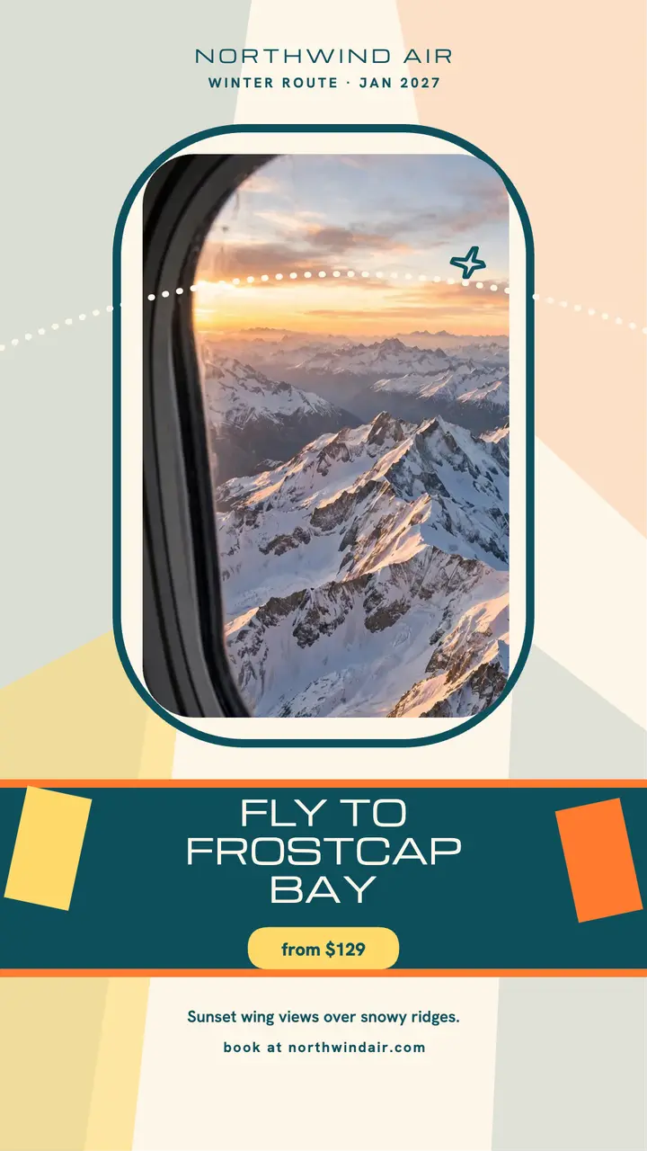 Northwind Air winter route story template