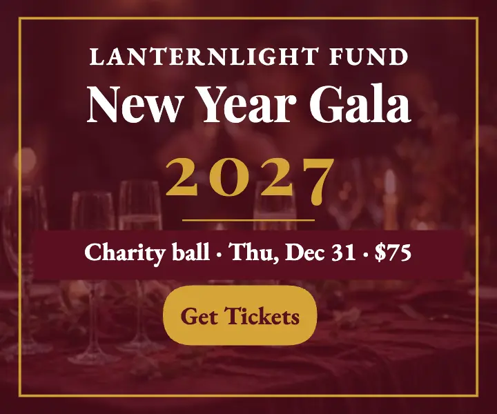 Lanternlight Fund New Year gala ad template