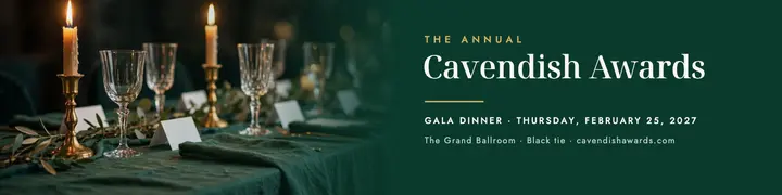 Cavendish Awards gala banner template