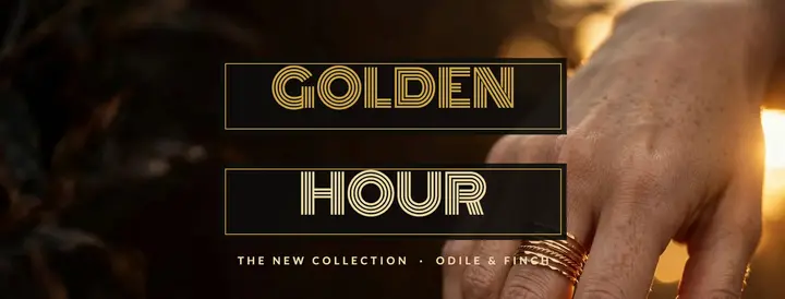Golden Hour jewelry cover template