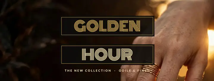 Golden Hour jewelry cover template