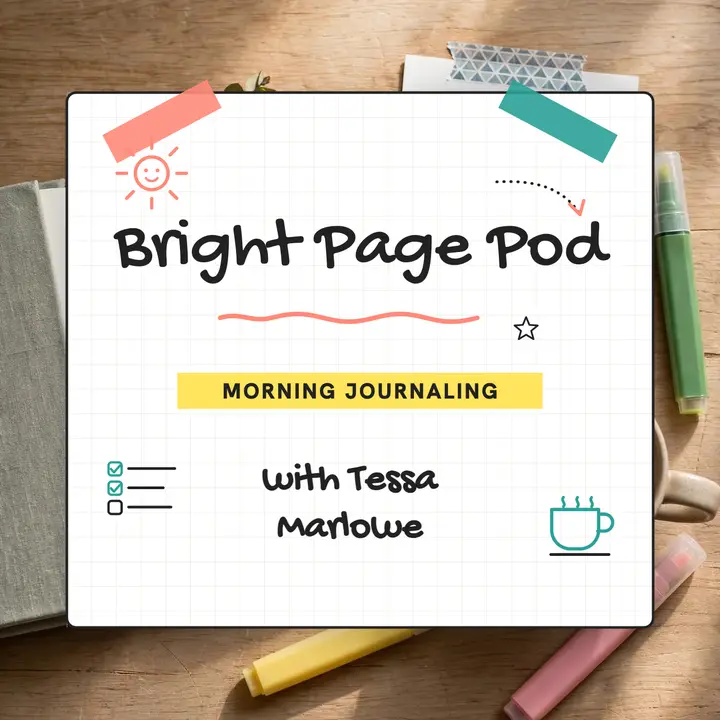 Bright Page Pod morning journaling cover template