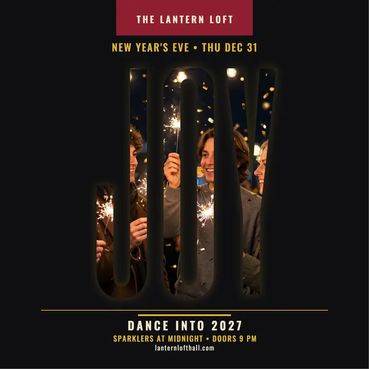 Lantern Loft New Year's Eve joy pillar post template