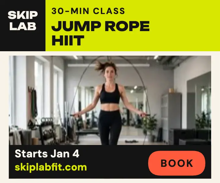 Skip Lab jump rope class ad template