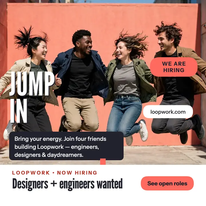Loopwork jumping team hiring post: hiring post template