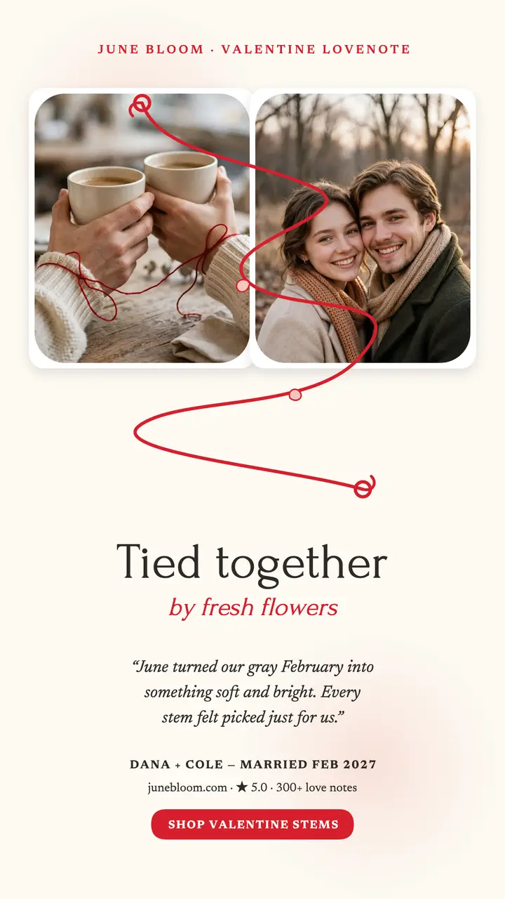 Red thread review story, June flower shop template
