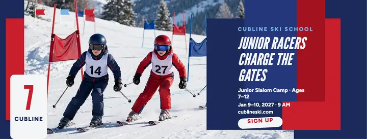 Cubline junior slalom camp cover: ski camp cover template