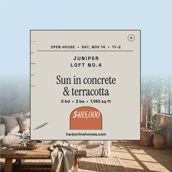 Juniper Loft sunlit listing post template