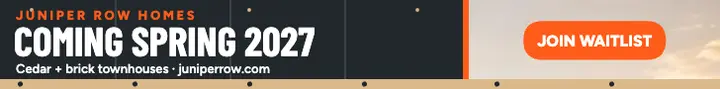 Juniper Row Homes coming spring leaderboard template