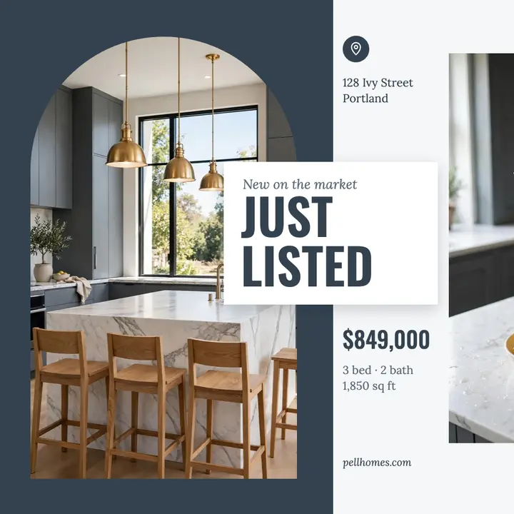 Slate just listed kitchen post template