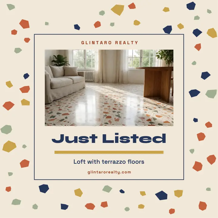 Just listed terrazzo loft square post template
