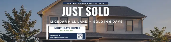 Northgate Homes just sold yard sign banner template
