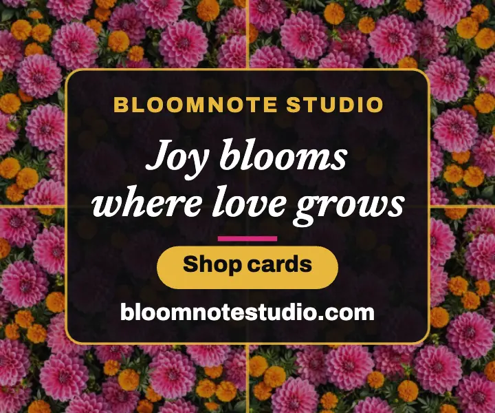 Bloomnote holiday bloom quote ad: holiday quote ad template