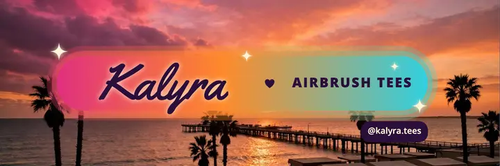 Kalyra airbrush tees boardwalk X header template