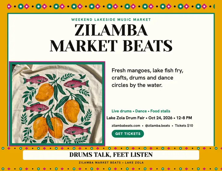 Zilamba Market Beats lakeside flyer template