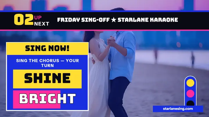 Starlane Friday Sing-Off karaoke thumbnail template