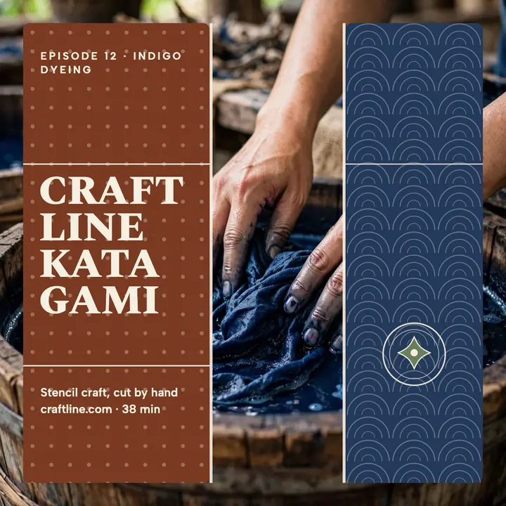 Craftline katagami craft podcast cover template
