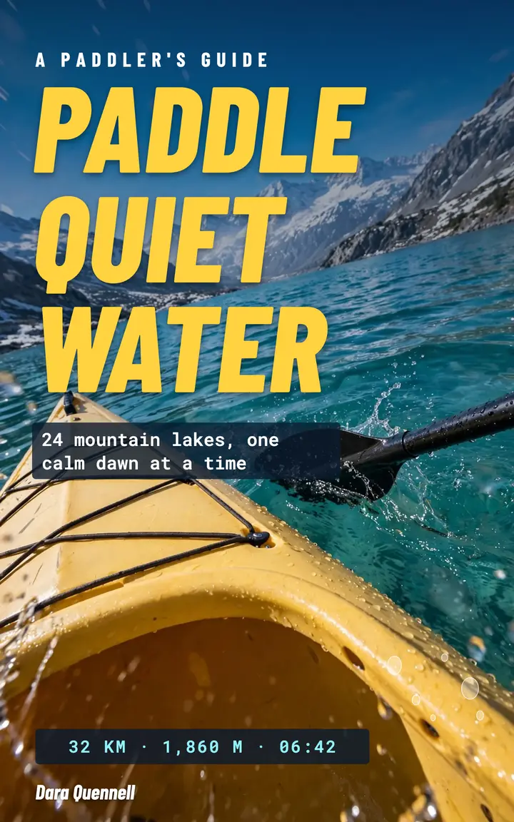 Kayak POV guide ebook cover template