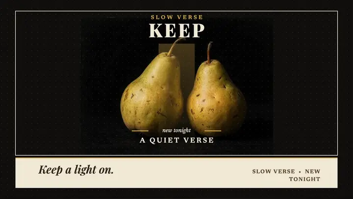 Keep a light on verse thumbnail template