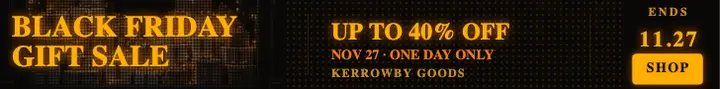 Kerrowby Goods gift window amber LED leaderboard template