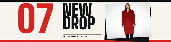 Tallis Row autumn drop banner template