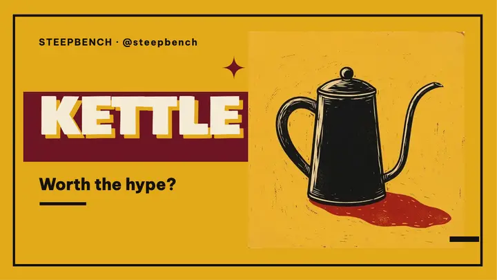 Steepbench kettle review thumbnail template