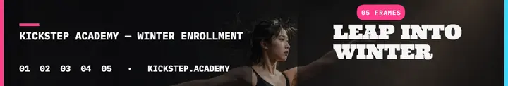 Kickstep Academy leap cover template