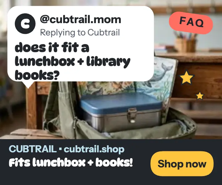 Cubtrail backpack FAQ reply ad template
