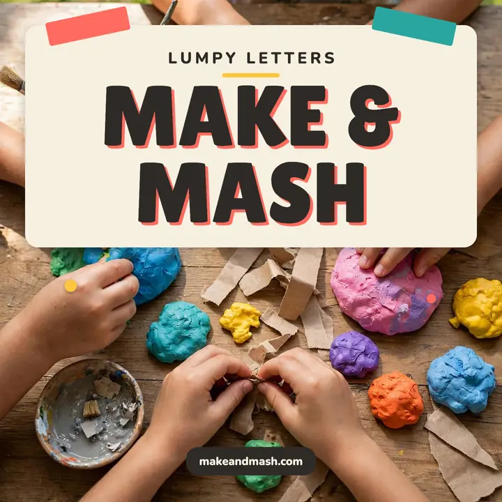 Make and Mash kids craft podcast cover template
