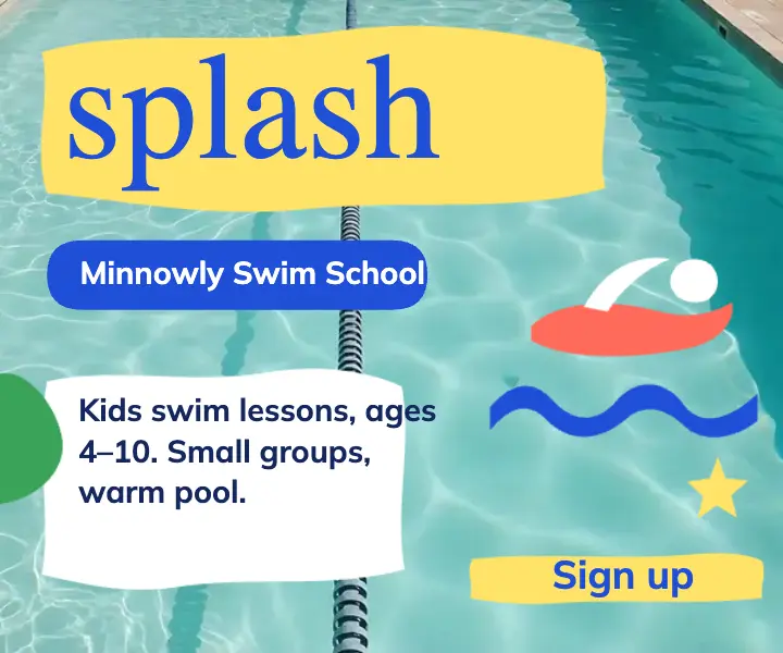 Minnowly kids swim lessons ad template