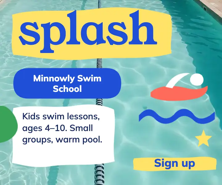 Minnowly kids swim lessons ad template
