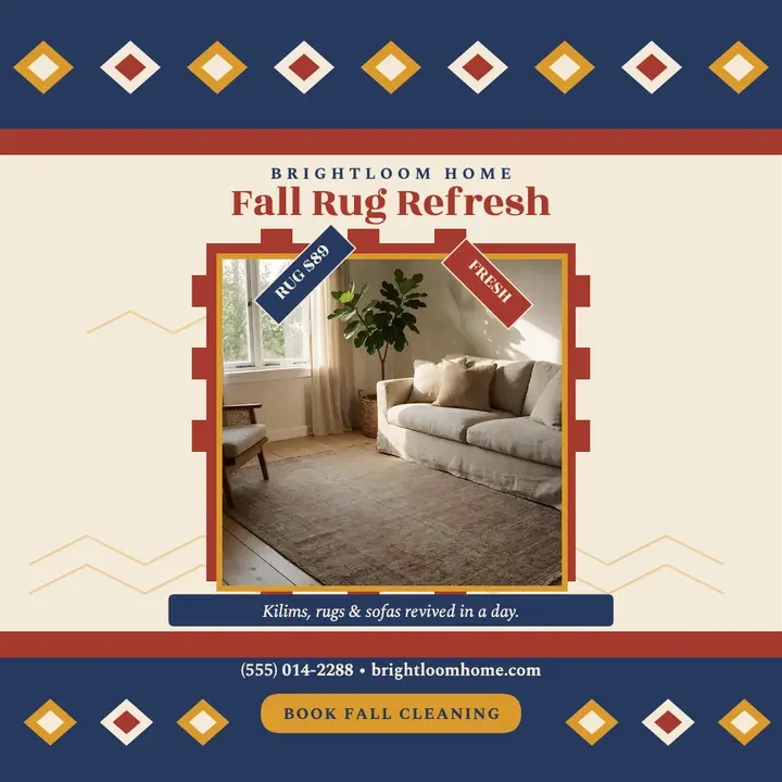Brightloom fall rug refresh kilim post template