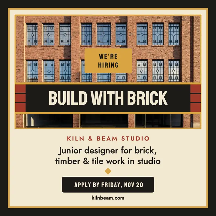 Kiln and Beam junior designer hiring post template