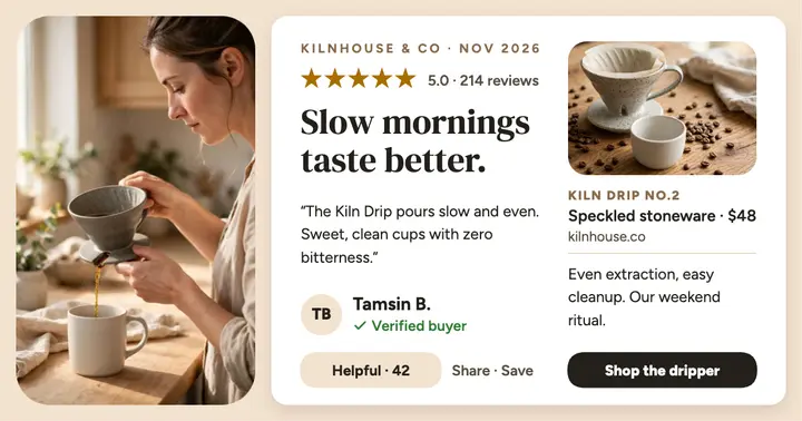 Kilnhouse dripper review post template