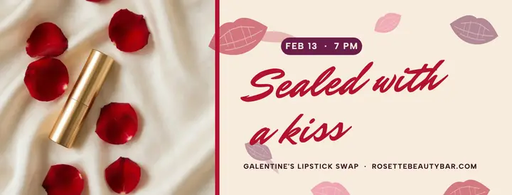 Rosette Beauty Bar Galentine's cover template